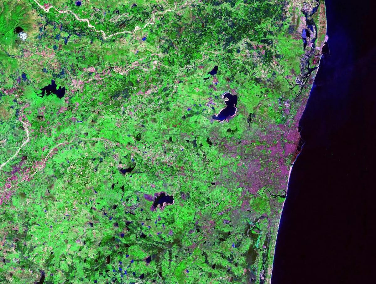 satelliitti kartta Chennai