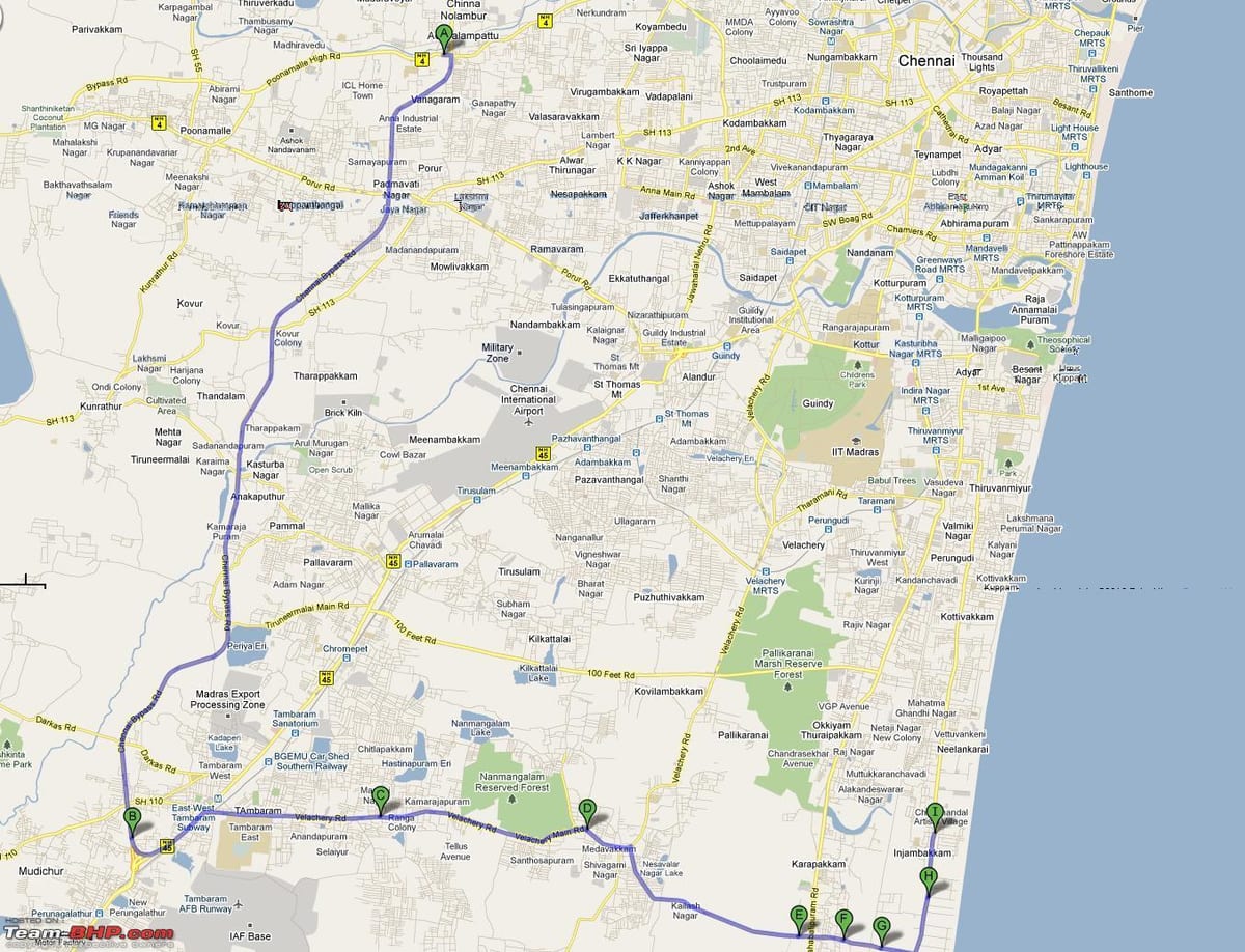 reitin Chennai kartta