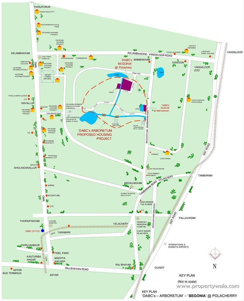 Velachery Chennai kartta