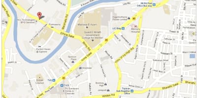 Anna Salai, Chennai kartta