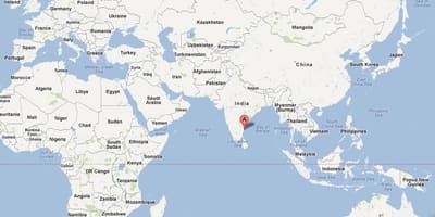 Chennai on maailman kartta